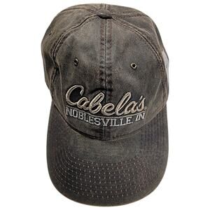 Cabela’s Distressed Waxed Canvas Hat Noblesville IN Grand Opening 2015 Strapback